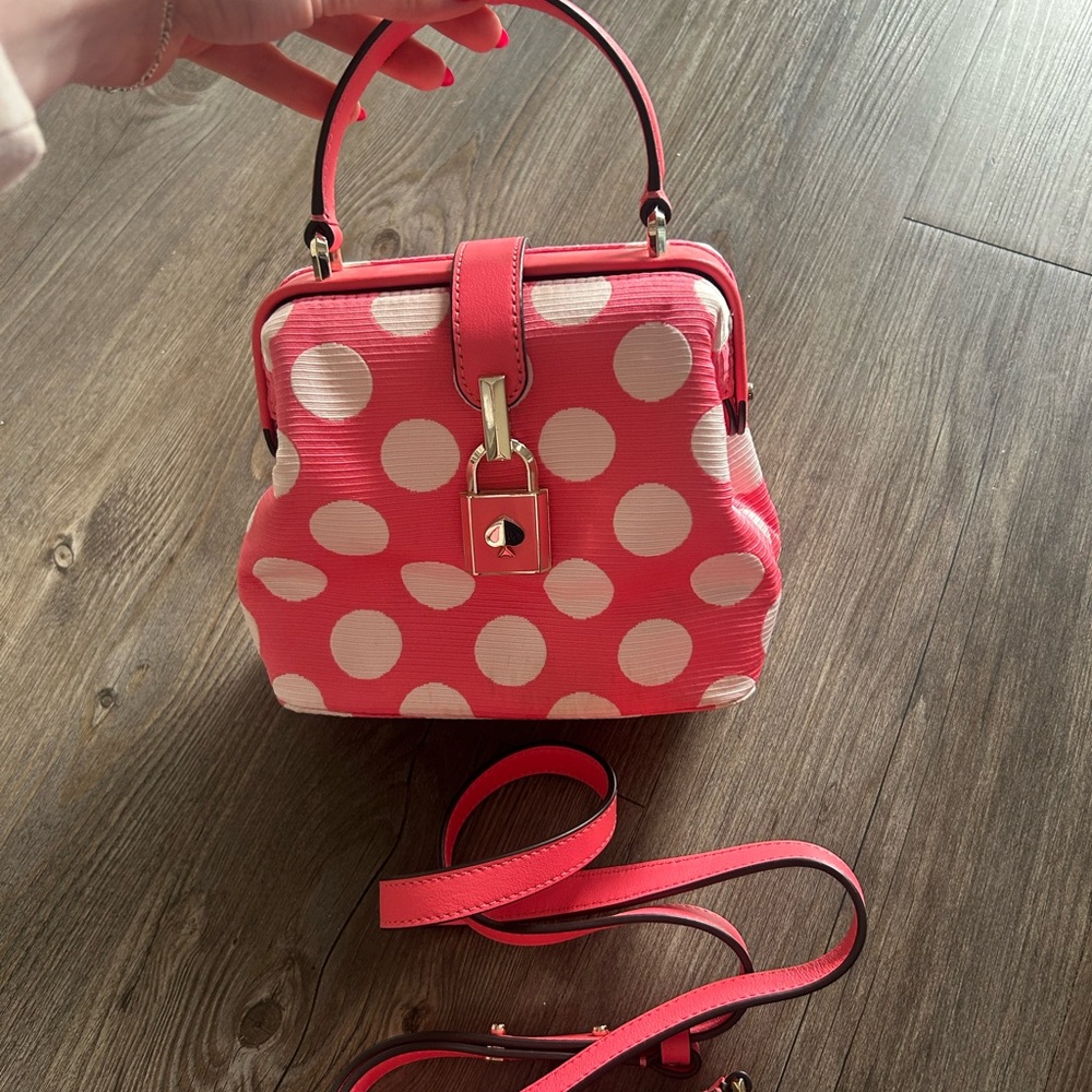 Kate Spade Pink Polka Dot Handbag